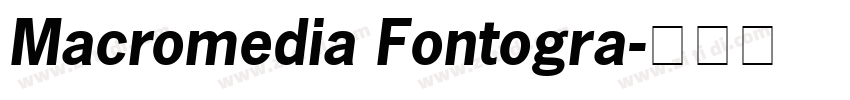 Macromedia Fontogra字体转换